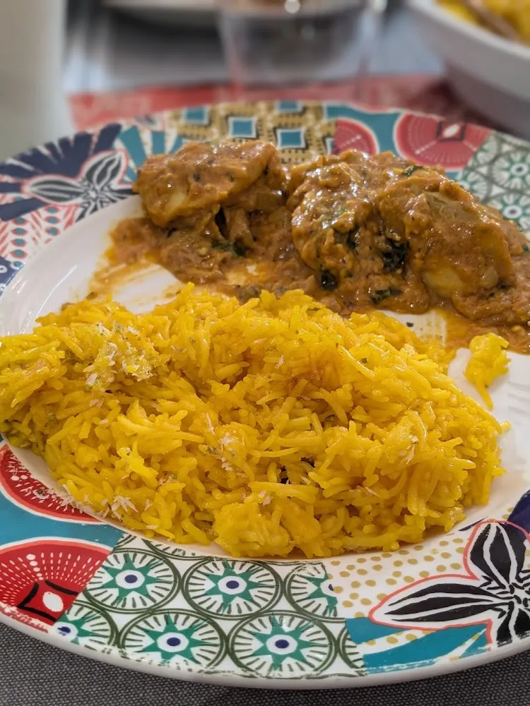 Riz Kashmiri Et Poulet Pakora
